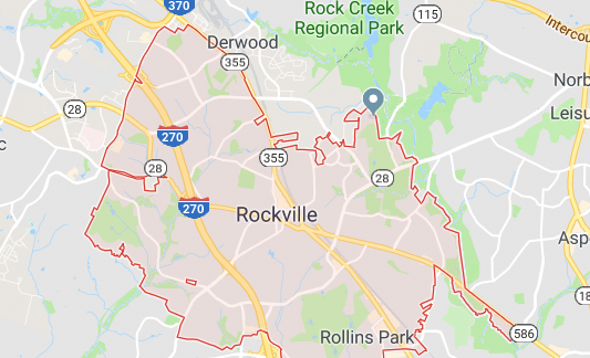 City Of Rockville Map Cities And Towns Map 8127
